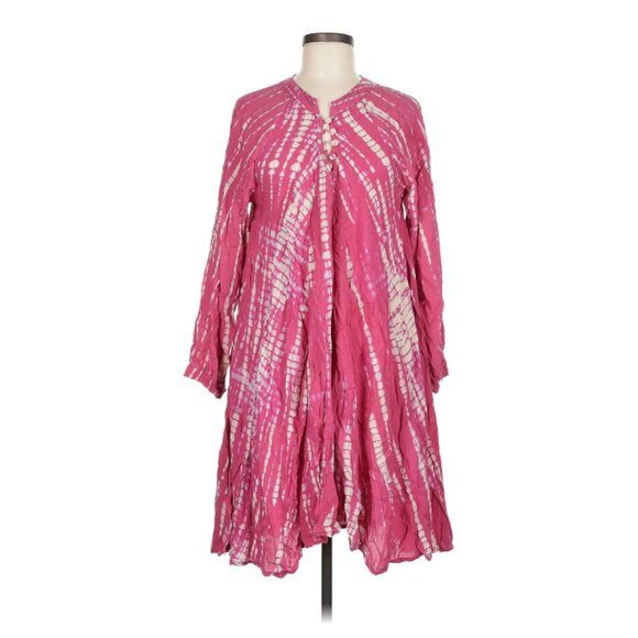Natalie Martin Dresses & Skirts - Natalie Martin Fiore Short Dress in Tie Dye Pink Medium